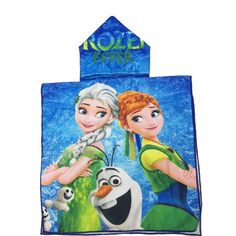 Kids Hooded Towels Cartoon Design